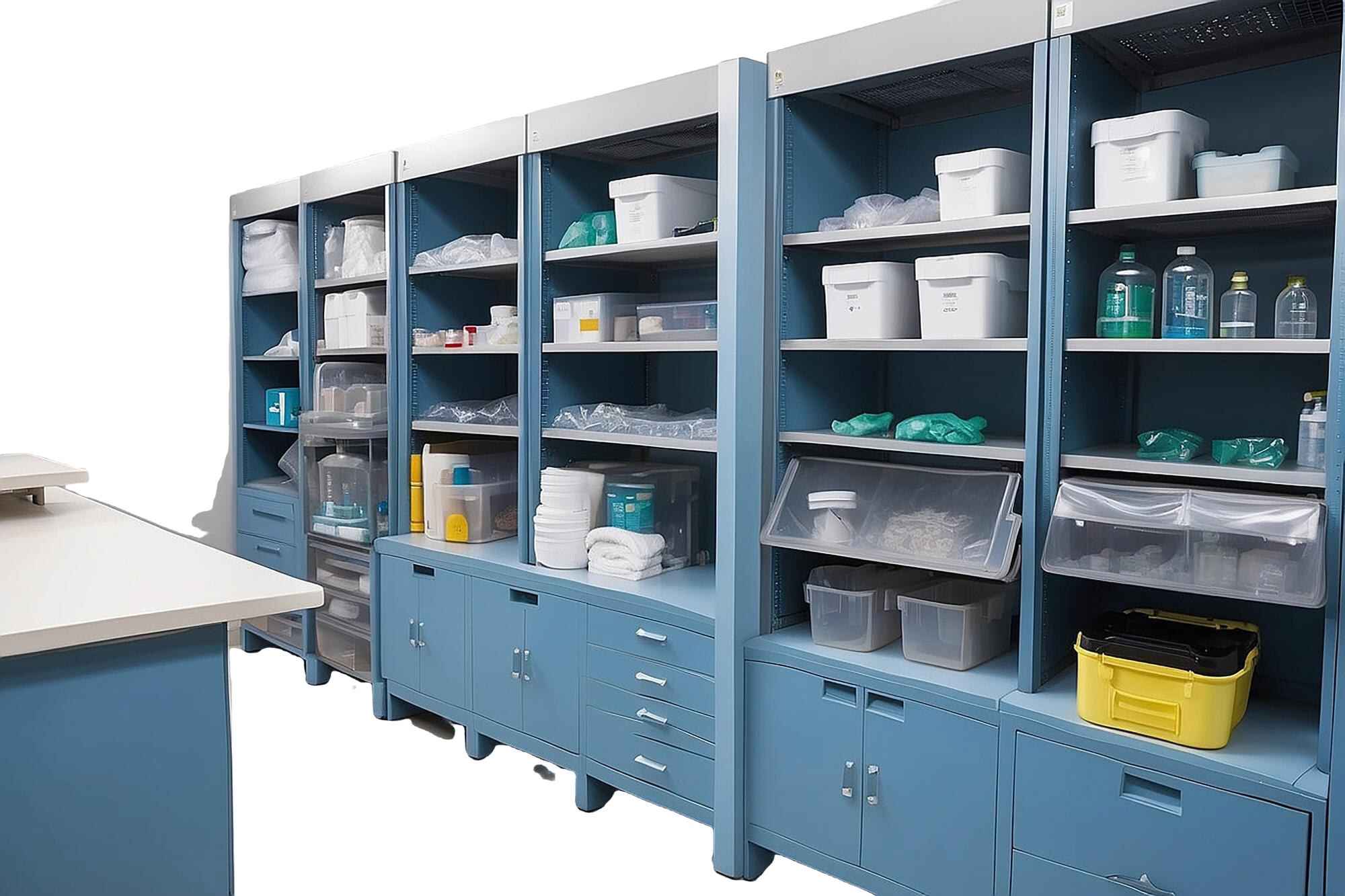 depict-wellorganized-storage-area-lab-coats-safety-goggles-other-protective-gear