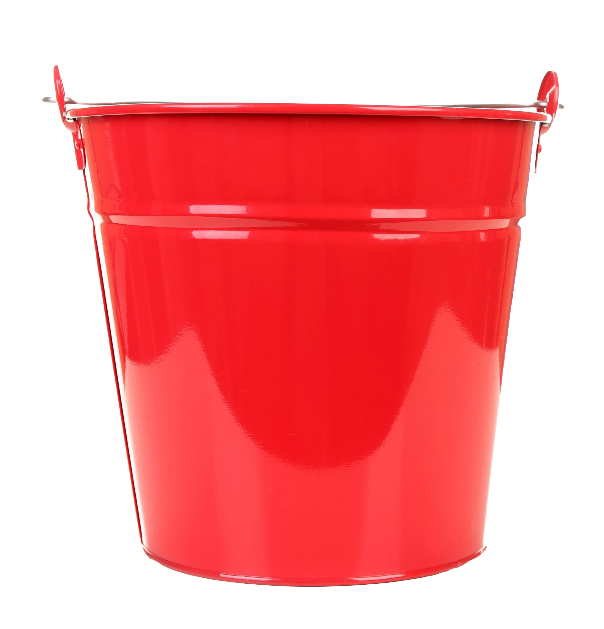 red-bucket-isolated-white