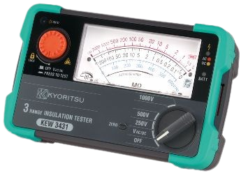 ANALOGUE INSULATION TESTER KEW 3431
