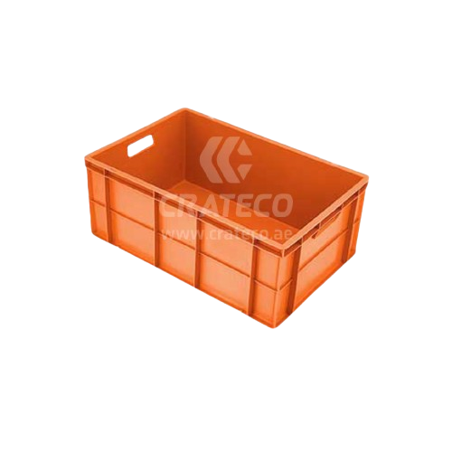CLOSED CRATE WITH HANDLE HOLE 600 X 400 X 240 MM