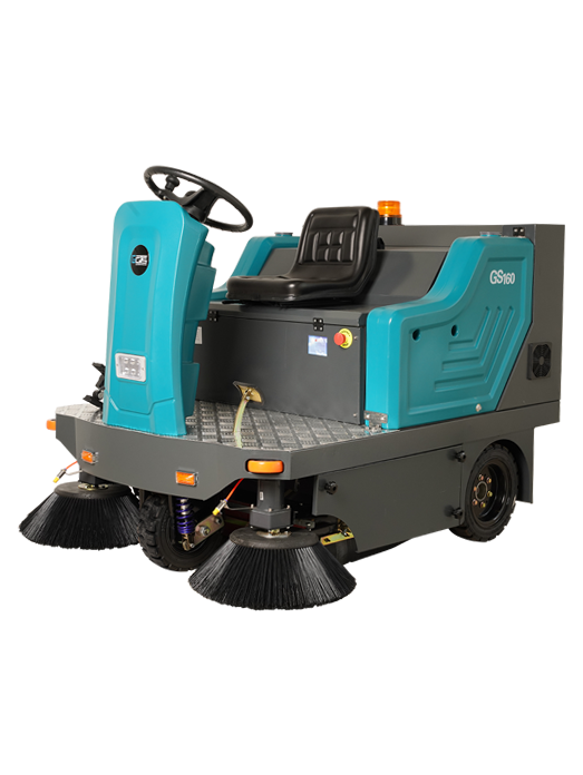 GTS Sweep GS160 Battery Operated Ride on Sweeper