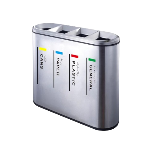 4 COMPORTMENT SS BIN