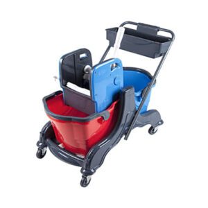 Double Bucket Mop Trolley